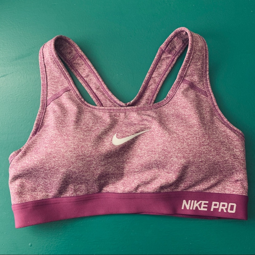 Nike purple sports bra